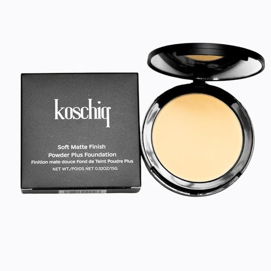 soft matte powder (K-38. Light with warm olive undertone)