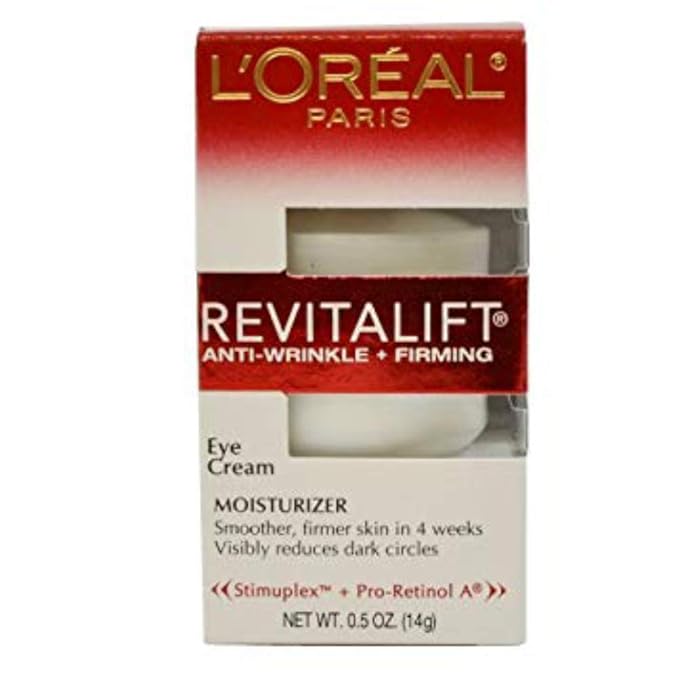 LβOreal ParisSkin Expertise RevitaLift Complete Eye Anti-Wrinkle & Firming Cream 0.50 oz (Pack of 4)