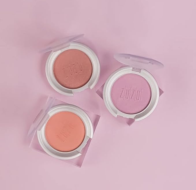 ZUZU LUXE Mineral Blush (Haze - Raspberry/Warm Shimmer), Natural, Paraben Free, Vegan, Gluten-free, Cruelty-free, Non GMO, 0.1 oz.