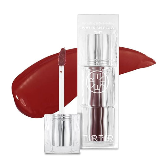 TIRTIR Waterism Tinted Lip Gloss #07 Cassis Plum, 0.14 Fl Oz β Kiss Ready Lipgloss, 12H Long Lasting Non Sticky Natural Tinted Glow Korean Multiuse Cheek and Lip Tint for Women gift