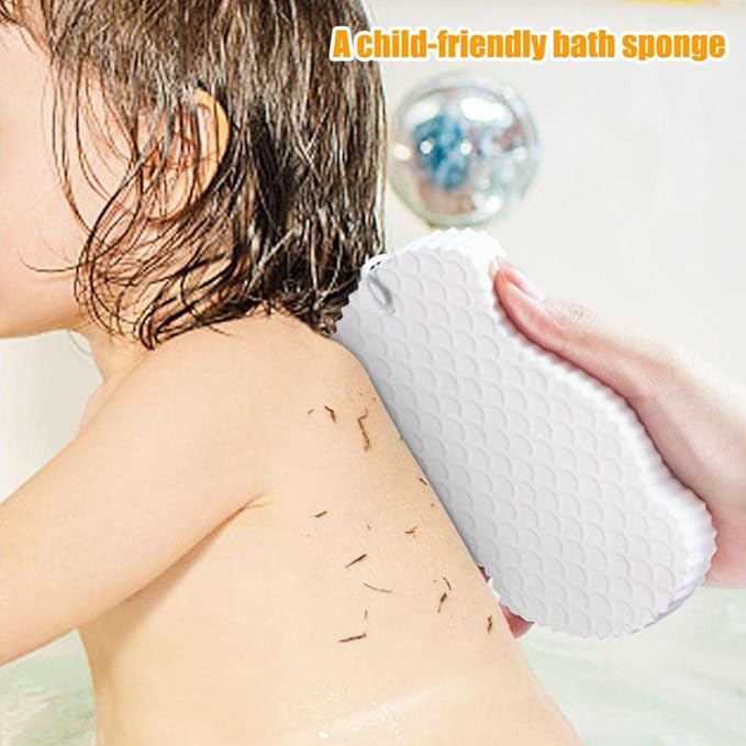 Super Soft Exfoliating Bath Sponge, Weicher Peeling-Badeschwamm Körper Peeling-Schwamm Tote Haut Entfernen Handbrause Massage für Kinder und Erwachsene