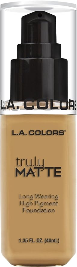 L.A. COLORS Truly Matte Foundation, Golden Beige CLM357