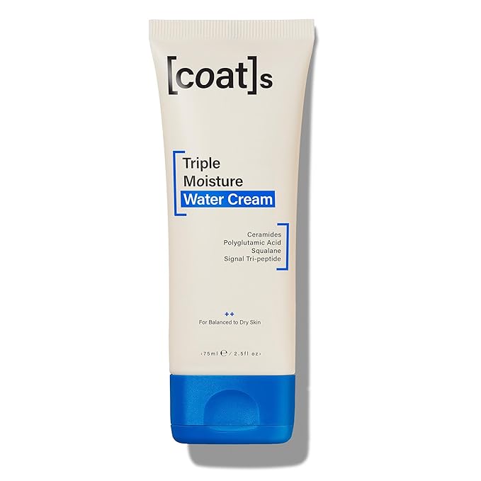 COATS Triple Moisture Water Cream β Lightweight, Oil-Free Face Moisturizer β Protects the Skin Barrier for Long-Lasting Hydration β Dermatologically Approved, Designed for Teens + Young Skin β 2.5 oz
