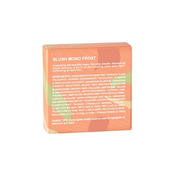 Oulac Luminous Blush Makeup Glow Coral Gold|Subtle Shimmery Creamy Powdery Blush Highlighter Cheek| Pigmented&Blendable | Light to Medium Skin Tone| Vegan & Cruelty-Free| 4.8g F03 Sweet Date