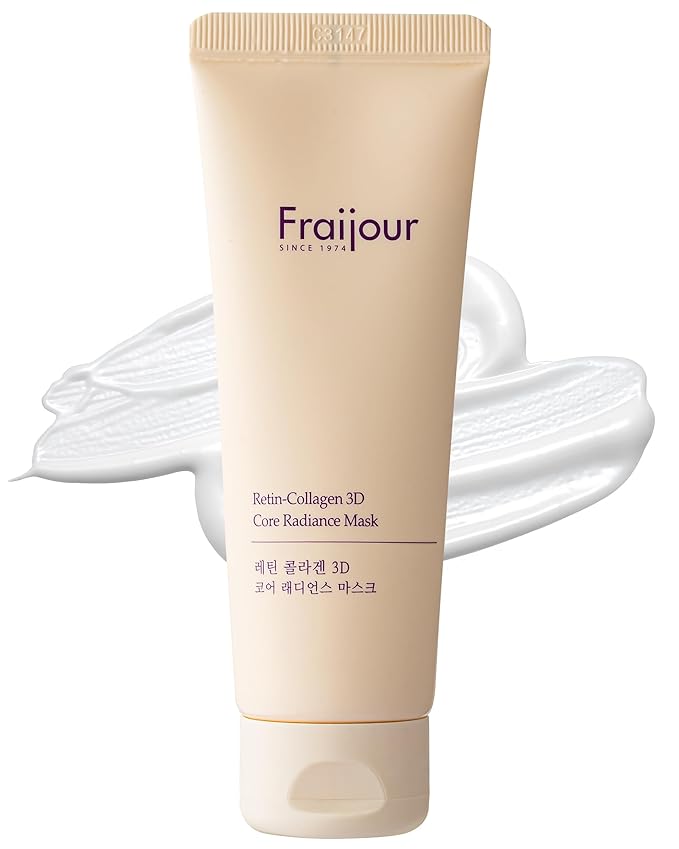 Retin-Collagen 3D Core Radiance Mask β Firming Wash-Off Mask with Peptides & Bakuchiol, Tightens & Nourishes Skin, Restores Radiance & Glow, For All Skin Types, 2.54 fl.oz.