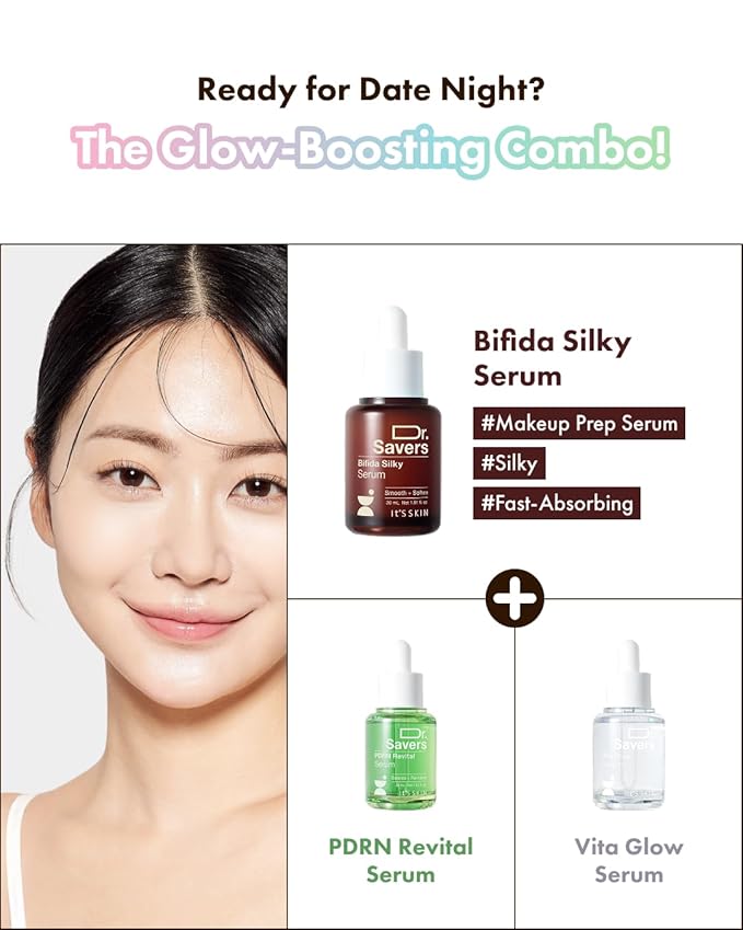 ITβS SKIN Dr.Savers Cica Comfort Serum 1.01 fl.oz, Calming and Soothing Face Serum with Centella Asiatica, Rose Water, Pink Vitamin Complex, Lightweight Hydration for Sensitive Skin, Korean Skincare