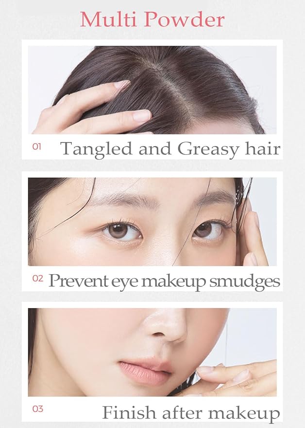 Goodbye Sebum Control Finish Powder 5g β Lightweight Oil-Absorbing Face & Hairline Powder for Long-Lasting Soft Matte Finish (Peach)