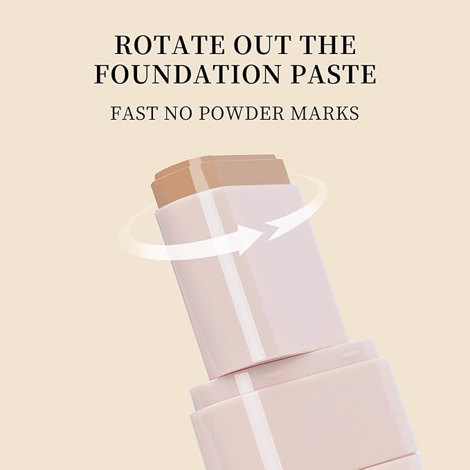 O'CHEAL Face Foundation Contour Stick Blemish Contouring Face Long-wear Lightweight Brighten Stick Concealer Beauty Makeup 01#IVORY