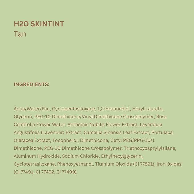 Pixi Beauty H2O SkinTint Tinted Face Gel, 1.2 fl oz / 35 ml, Tan