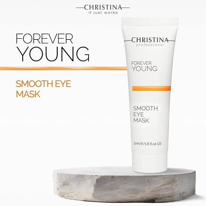 -CHRISTINA- Forever Young Smooth Eyes Facial Mask with Vitamin E | Anti-Aging Eye Care | Moisturizing Face Masks Skincare | Reduces Wrinkles | Rosacea Care | For Dry, Normal, Sensitive Skin 50ml