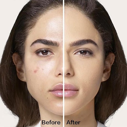 Lasting Moisture Foundation, 24H Longlasting Medium Coverage Dewy Finish Face Makeup, Poreless, Lightweight, Hydrating Liquid Foundation For Dry Skin, W01