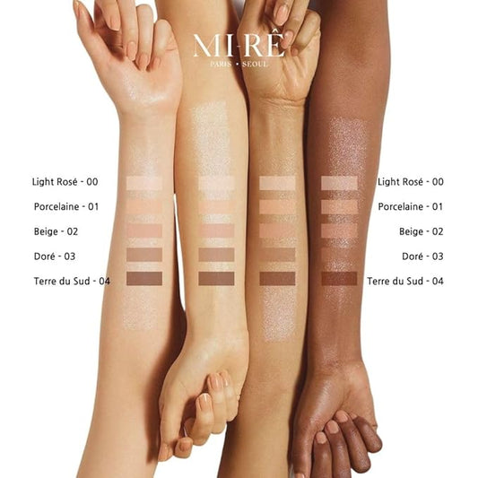 BiBi NOVA Velvet Finish All in 1 Cushion Foundation Refill βLong Lasting, Full Coverage for All Skin Types (0.67oz) (02 Beige)