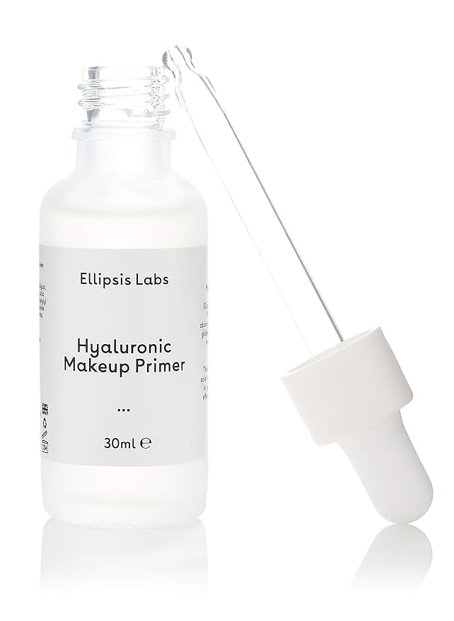 Hyaluronic Makeup Primer by Ellipsis Labs. Containing Hyaluronic Acid to retain moisture and create a plumping effect. Primes your face for makeup & foundation