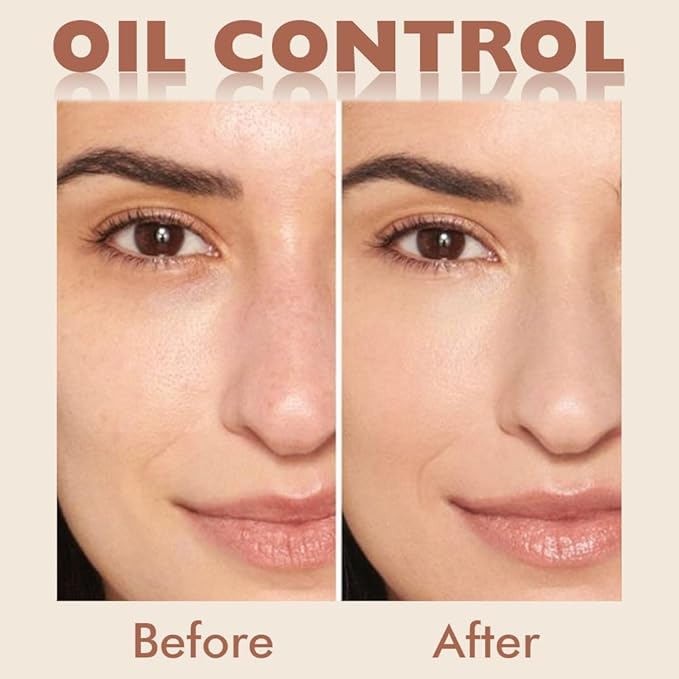Oil Control Face Pressed Powder, Matte Smooth Flawless Setting, Face powder for older women Waterproof Long Lasting Finishing Powder, Cruelty Free, Lightweight, 0.35 oz (NATURAL BEIGE, A)