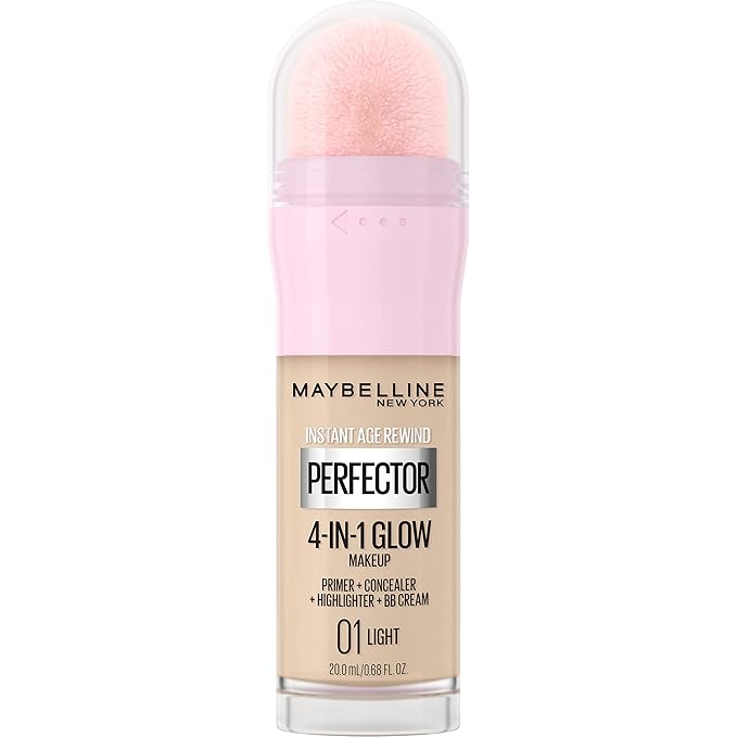 Maybelline New York Instant Age Rewind Instant Perfector 4-In-1 Glow Makeup, Light