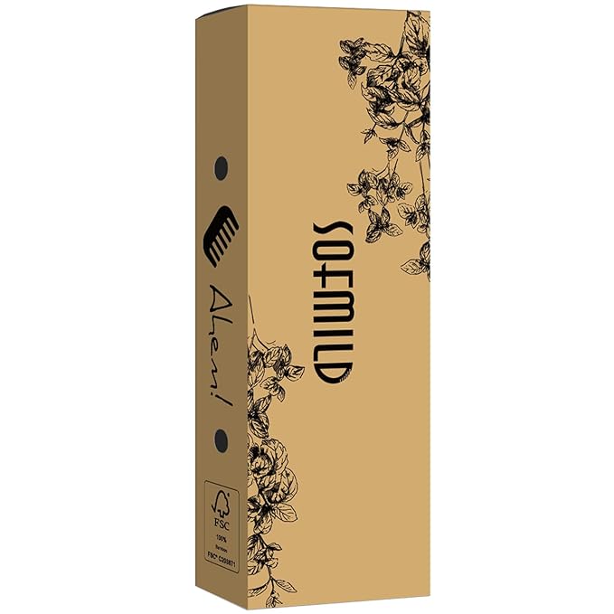 Hair Brush-Natural Wooden Bamboo Brush and Detangle Tail Comb, Paddle Hairbrush for Women Men and Kids Make Thin Long Curly Hair Health and Massage Scalp