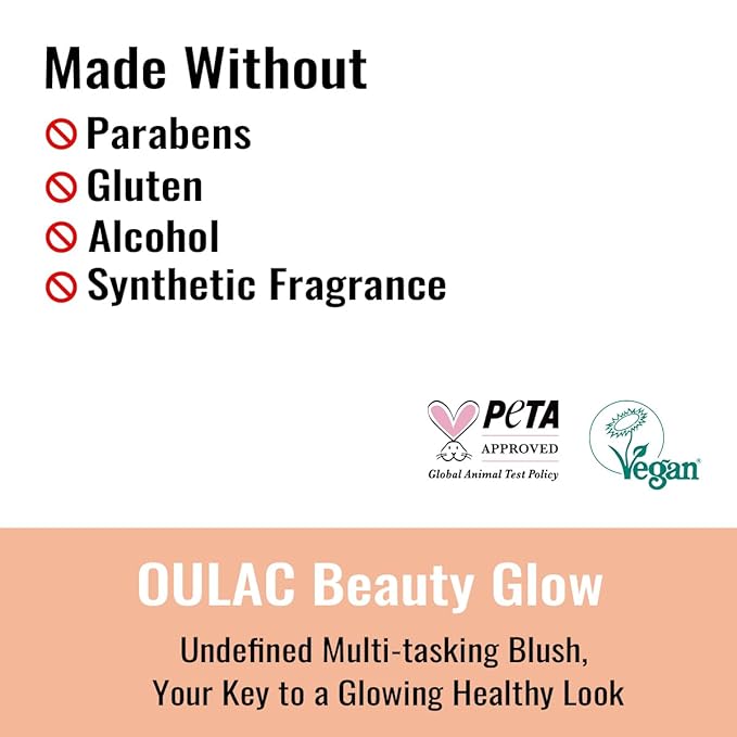 Oulac Blush Bronze Shimmer Powder 2 in 1|Creamy Texture Powdery Blush|Tanning Color Finish| High Pigmented&Buildable/Blendable | Vegan & Cruelty-Free| 4.8g F04 Goddess