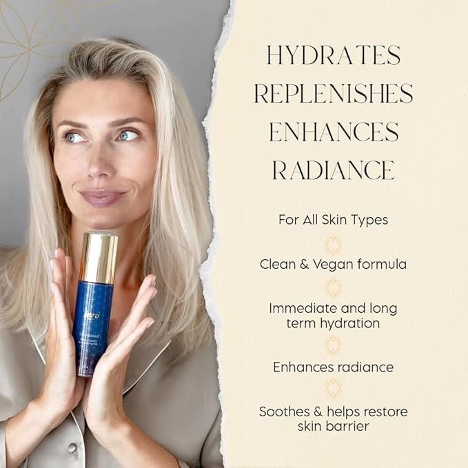 ierΓ³ Beauty Lavender, Chamomile & Frankincense Replenishing Facial Mist | Hydrating Toner | Calming, Restorative Hydrolat Essence | Strengthens Skin Barrier & Soothes Redness | Non-Comedogenic, Vegan