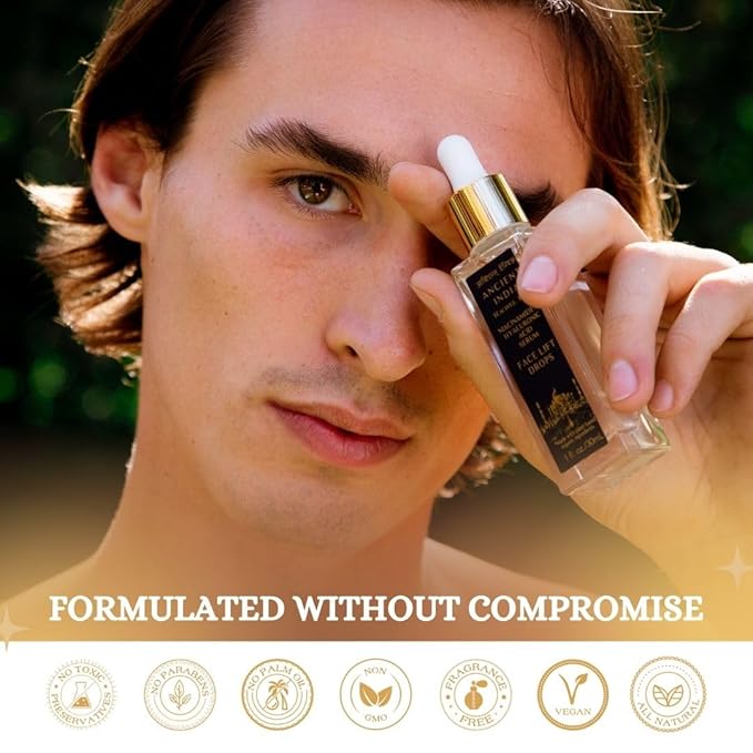 Rachel Roy Niacinamide & Hyaluronic Acid Face Serum with Retinol & Aloe Vera — Brightening, Hydrating Anti-Aging Serum for Dark Spots & Uneven Skin Tone — 1 fl oz