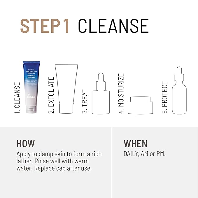 Dr. Brandt Pores No More, Pore Purifying Cleanser - Non-Drying Gel - Helps to Minimize the Appearance of Pores & Dissolves Impurities - 3.5 fl oz, Pack of 2