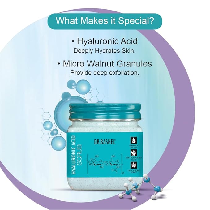 Hyaluronic Scrub For Youth Revitalizing, Nourishing, Hydrating & Elasticity - 380ml / 12.84 Fl Oz