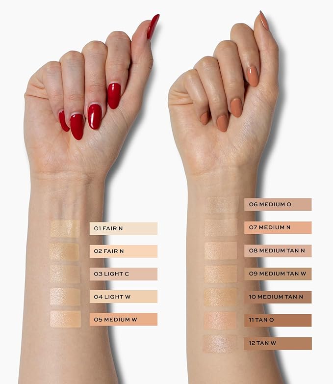 MAKE Beauty Skin Mimetic Concealer Buildable Medium Coverage Hydrating Concealer for Dark Circles Spot Concealing Brightening Crease-Free, Including Mature Skin. Radiant Finish. 18 Deep Neutral