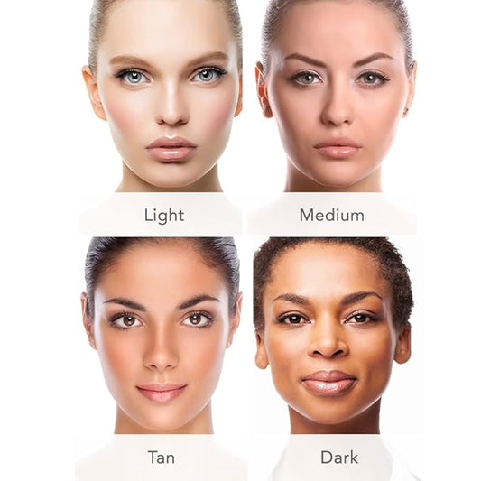 Serious Skincare BELLA ROSE PRO-MINERALS Loose Mineral Powder Makeup Foundation SPF 15 + Goat Hair Application Brush β Sheer to Full Coverage β Luminous Matte Finish β Men and Women - .50 oz β― (Dark)