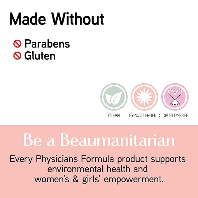 Physicians Formula Super CC Color-Correction + Care CC Cream, Light/Medium 1.2 Ounces, SPF 30 with Murumuru Butter Bronzer, 0.38 Ounce