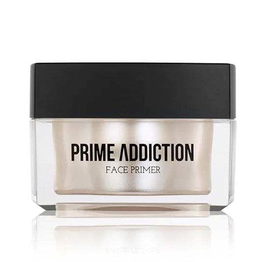 Frankie Rose Cosmetics Prime Addiction Face Primer β Perfect for Dry, Sensitive, Combination, Normal & Oily Skin β Moisturizing, Nourishing & Colorless Makeup Primer - 1.05 oz. (30 grams)