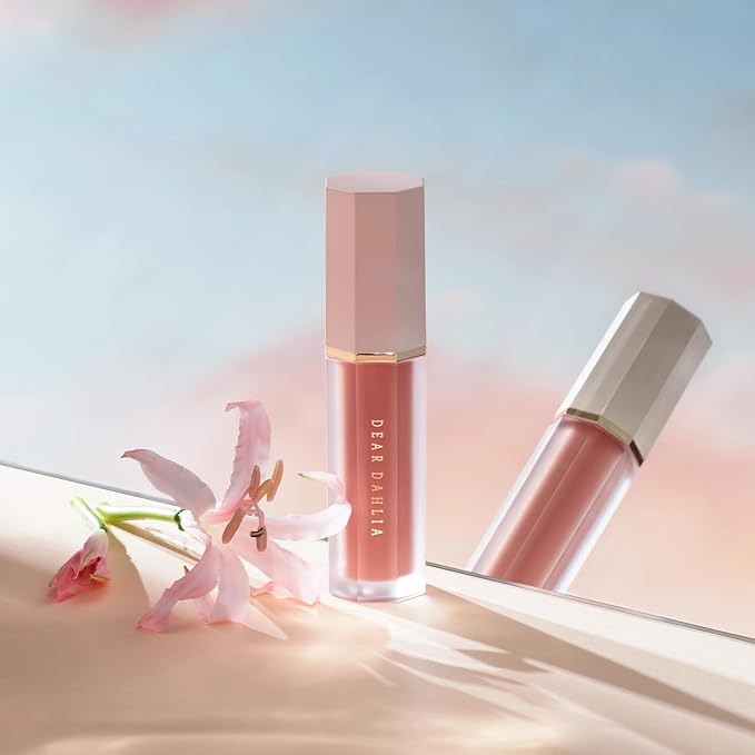 DEAR DAHLIA Petal Drop Liquid Blush – Multi-Use, High-Pigment, Lightweight & Long-Lasting, Dewy Finish, Vegan & Cruelty-Free, for Sensitive Skin, 4g – GLORY
