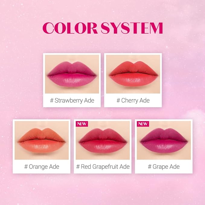 ETUDE Dear Darling Water Tint - Orange Ade (9g) | Vivid Color Lip Stain with Moisturizing Weightless & Non-sticky Finish Lip Stain | Smudge-proof Lip Tint | Korean Makeup, Kbeauty