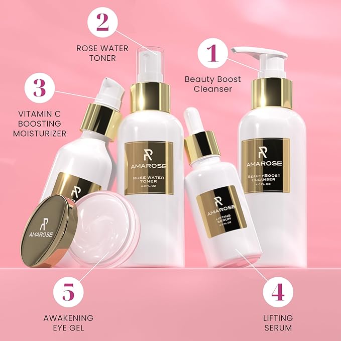 Amarose Anti-Aging Eye Gel β Brighten, Cool, and Hydrate for Dark Circles, Puffy Eyes, and Wrinkles β Organic Eye Treatment Cream - Experience the Ultimate Under Eye Treatment Gel for a Radiantly Yout