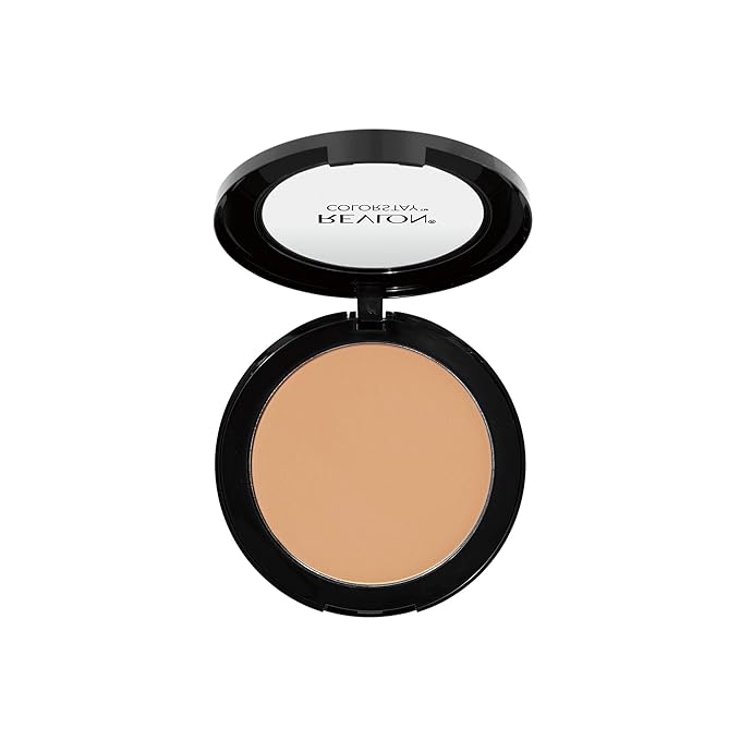 Revlon ColorStay Pressed Powder Face Makeup, Longwearing, Fragrance-Free, Noncomedogenic, 840 Medium, 0.3 oz