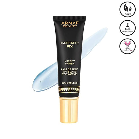 Armaf BeautΓ© Parfaite Fix Makeup Primer - Matte Finish Face Primer for Flawless Makeup Application, 28 ml