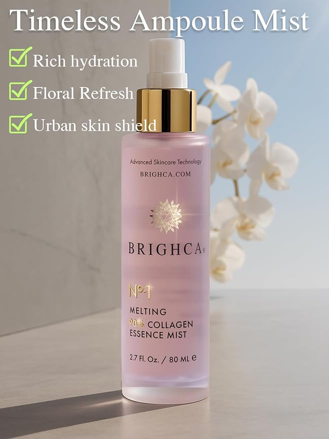 Melting 90% Collagen Essence Mist (2.7 Fl Oz) | Anti Aging, Renew Skin Cells and Protect Skin Barrier with 90% Marine Collagen and TriAqua Menderβ’