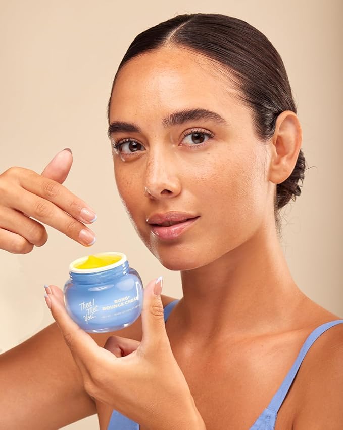 Then I Met You BongΒ² Bounce Cream, Lightweight Gel Cream Barrier Moisturizer with Hallabong Extract, Omega-3 Fatty Acids, Squalane, and Ceramides, Cruelty-Free, Hydration for Oily Skin, 1.69 fl oz