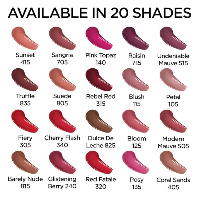 L'OrΓ©al Paris Infallible 8 HR Pro Gloss, Red Fatale, 0.21 fl. Oz. (Pack of 4)