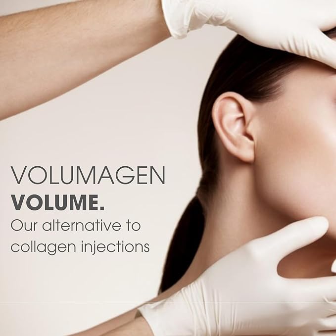 Consult Beaute VOLUMAGEN Volumizing Collagen Facial Cream with Hyaluronic Acid, Anti-Aging, Skin Plumping Moisturizer, Hydrates & Boost Elasticity, For Face, Neck and DΓ©colletΓ© 1.7 oz