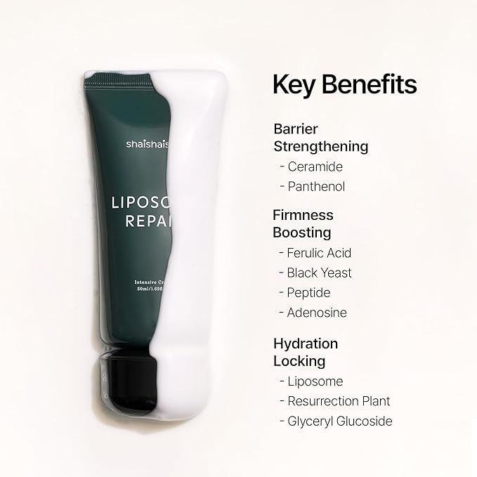 LIPOSOME REPAIR MILKY Cream, 72HR Intensive Hydration, Skin Barrier Repair with Urea 6%, Advanced Deep Penetration, Lightweight, Non-Greasy Formula for Oily & Combination Skin, 1.69 fl oz