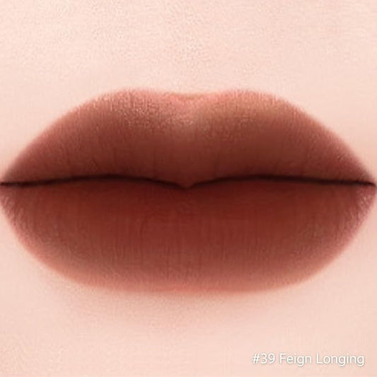 BBIA Last Velvet Lip Tint - Soft & Creamy Matte Finish Lip Stain, Blur Effect with Velvety Texture, Long-Lasting, High Pigment, Lightweight, Non-Drying, Korean Lip Makeup (39 FEIGN LONGING)