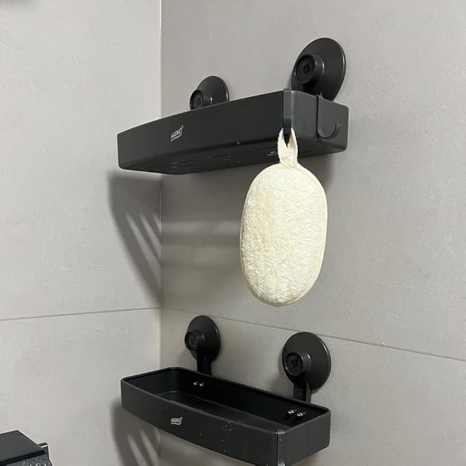 3 Pack Natural Loofah Sponge Exfoliating Body Scrubber, Made of Natural Biodegradable Shower Loufa Sponge, for Shower & Bath