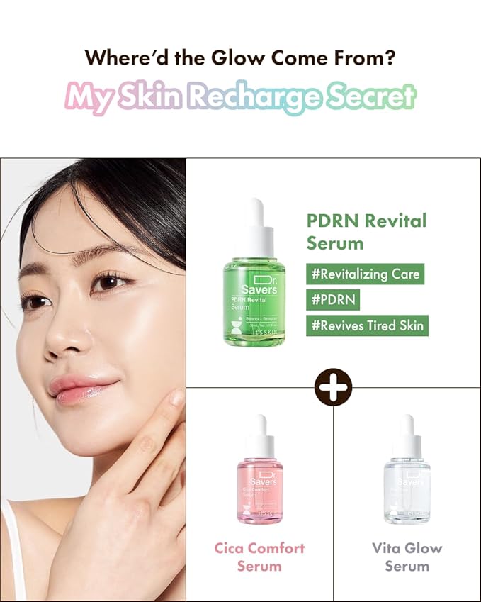 ITβS SKIN Dr.Savers Hyaluronic Acid Hydro Serum 1.01 fl.oz, Deep Hydration Moisturzing Serum with Hyaluronic Acid and Panthenol, Lightweight Non Sticky Moisturizer for Sensitive Skin, Korean Skincare
