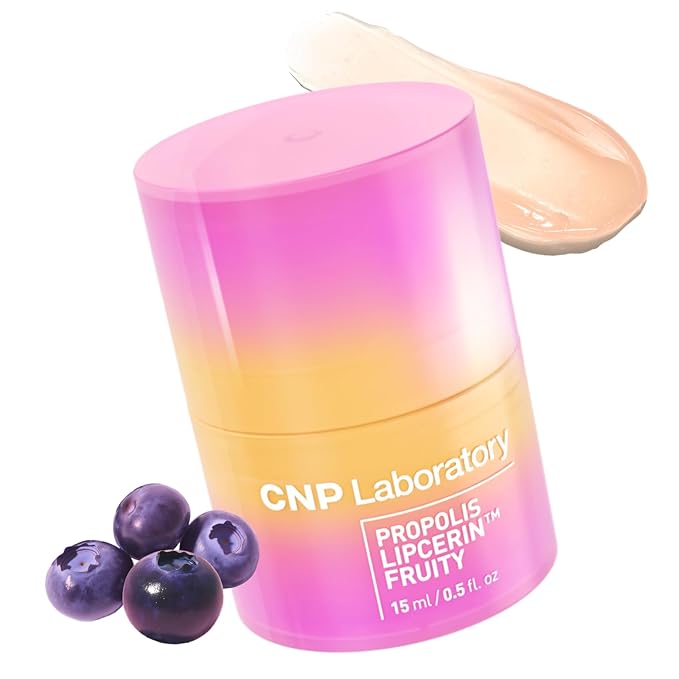 CNP Honey Lip Butter - Propolis Lipcerinβ’ 02 Berry, Hydrating Overnight Manuka Lip Balm & Mask, 12hrs Long-lasting Moisture, Gifts for Women, Korean Skin Care, 0.5 fl.oz.