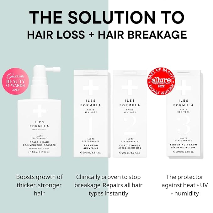 ILES FORMULA Scalp & Hair Rejuvenating Booster β Reduces Hair Loss Signs, Boosts Growth & Thickness, Botanically Derived Breakthrough Blend with Procapil, Tomato, Apple & Wasabi Extracts (1.7 Fl Oz)