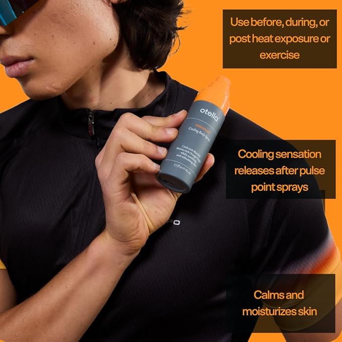Cooling Body Spray with Menthol and Aromatherapy Orange Ginger Scent to help you Energize, 2.7 oz. | Anytime Immediate Heat Relief | TSA Approved | Gluten Free | Vegan | Paraben Free