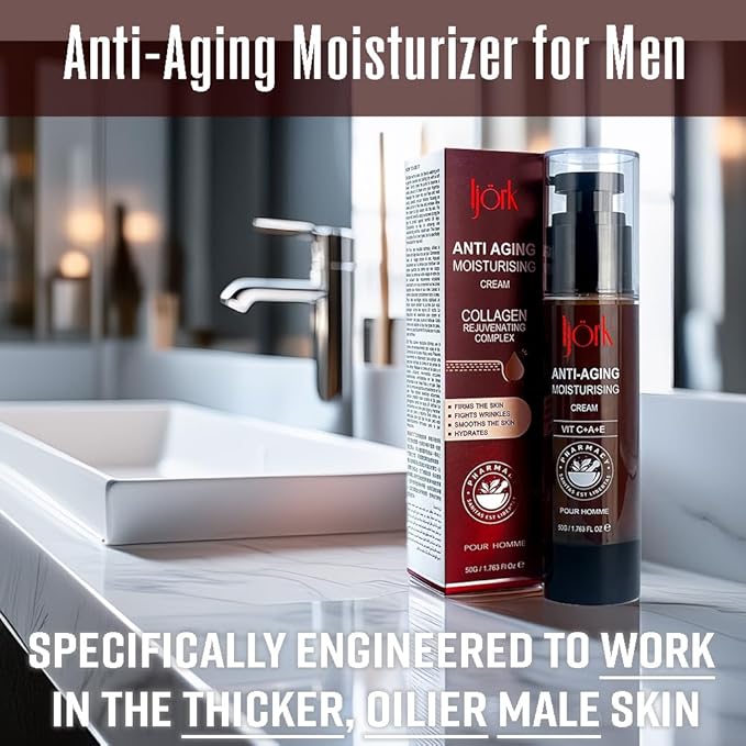 Men’s Anti-Aging Cream for Face and Neck | Male Anti Wrinkles Cream for Face and Neck