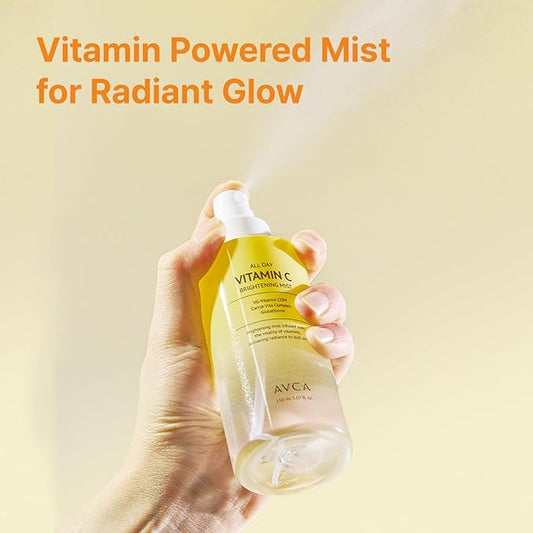 AVCA Vitamin C Face Mist β Hydrating & Brightening Spray for Glowing Skin (5.07oz)