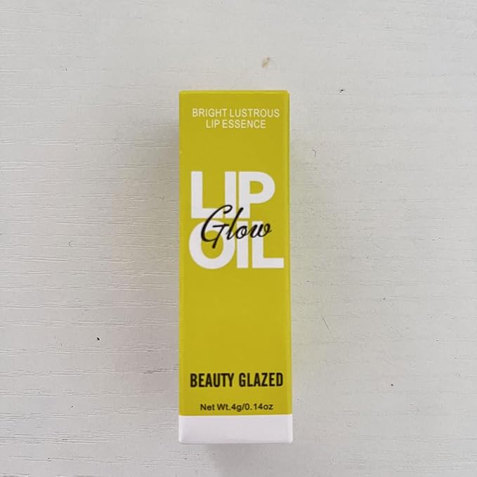 Beauty Glazed Big Brush Head Lip Oil, Ultra-Hydrating & Nourishing, Smooth Glossy Finish Lip Glow Oil, Shiny and Vegan Tinted Lip Gloss, Non-Sticky Formula (1, 106# FUSE)