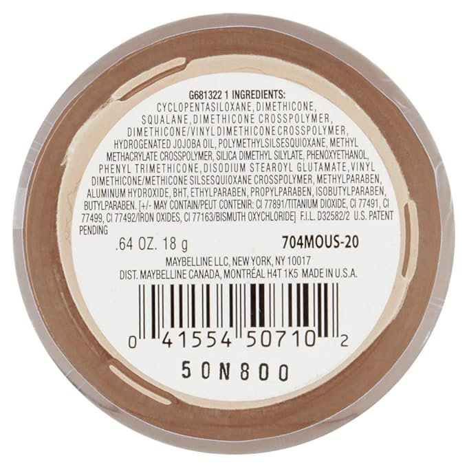 Maybelline New York Dream Matte Mousse Foundation, Classic Ivory, 0.64 oz.