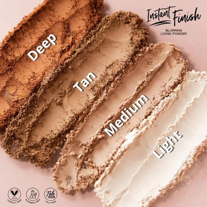 L.A. Girl Instant Finish Blurring Loose Powder, Deep GLP733